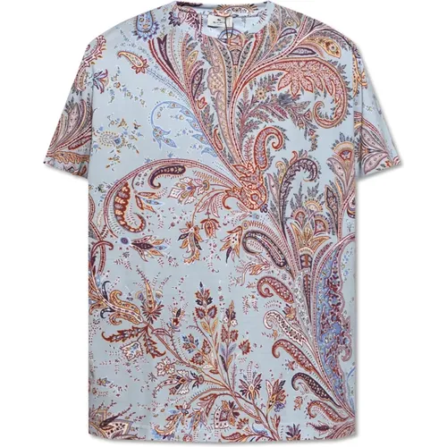 Bedrucktes T-Shirt , Herren, Größe: XL - ETRO - Modalova