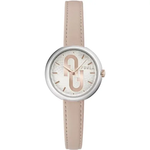 Damenarmbanduhr Cosy Lederarmband Rosa - Furla - Modalova