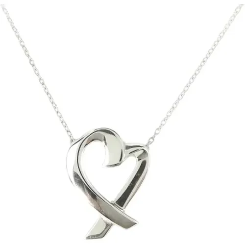 Pre-owned Jewellery, female, , Size: ONE SIZE Pre-owned Silver necklaces - Tiffany & Co. Pre-owned - Modalova