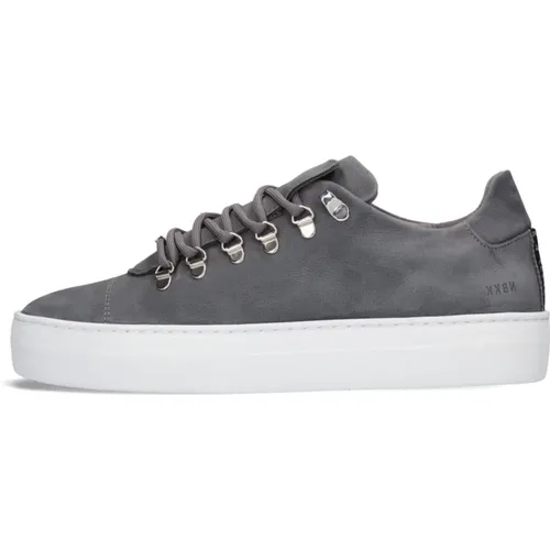 Grauer Niedriger Sneaker Jagger Classic , Herren, Größe: 44 EU - Nubikk - Modalova