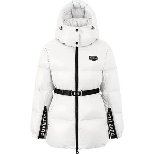 Mid Down Jacket with Detachable Hood , female, Sizes: XS, L, M, 2XS, S, XL - duvetica - Modalova