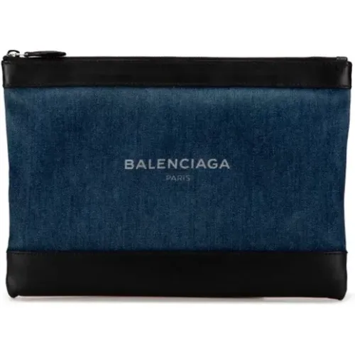 Pre-owned Clutches, female, , Size: ONE SIZE Pre-owned Leather clutches - Balenciaga Vintage - Modalova