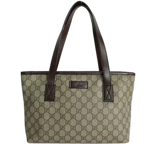 Pre-owned Tote Bags, female, , Size: ONE SIZE Pre-owned Leather gucci-bags - Gucci Vintage - Modalova