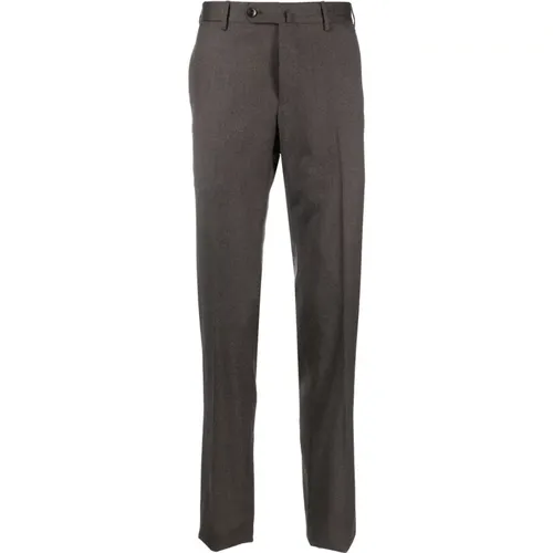 Wool Trousers with Pockets and Elastan , male, Sizes: XL, L - PT Torino - Modalova