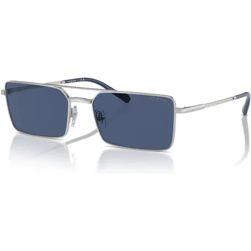 Moderne Sonnenbrille , Herren, Größe: 55 MM - Vogue - Modalova