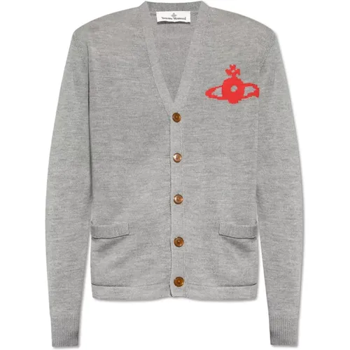 Wool Cardigan , male, Sizes: M, XL, 2XL - Vivienne Westwood - Modalova