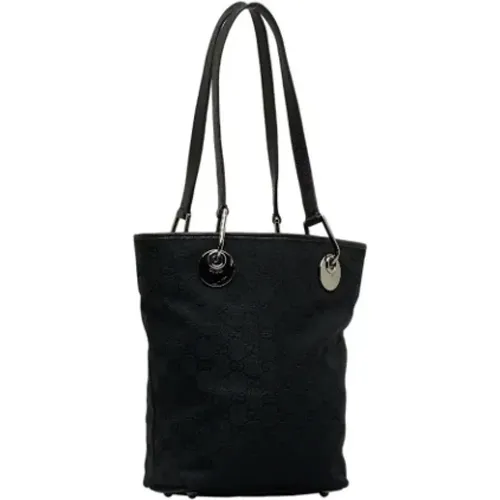 Pre-owned Tote Bags, female, , Size: ONE SIZE Pre-owned Canvas gucci-bags - Gucci Vintage - Modalova