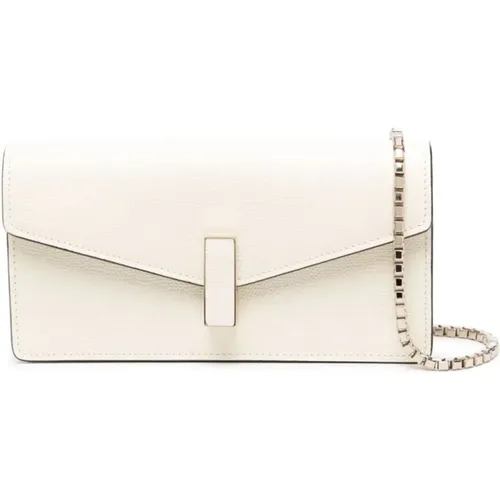 Leather Envelope Clutch Bag , female, Sizes: ONE SIZE - Valextra - Modalova