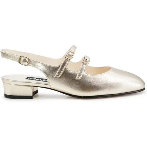 Pariser Slingback-Schnalle flache Schuhe , Damen, Größe: 37 EU - Carel - Modalova