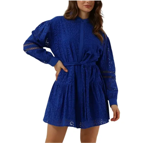 Blaues Mini Kleid Kirsty , Damen, Größe: L - Ydence - Modalova