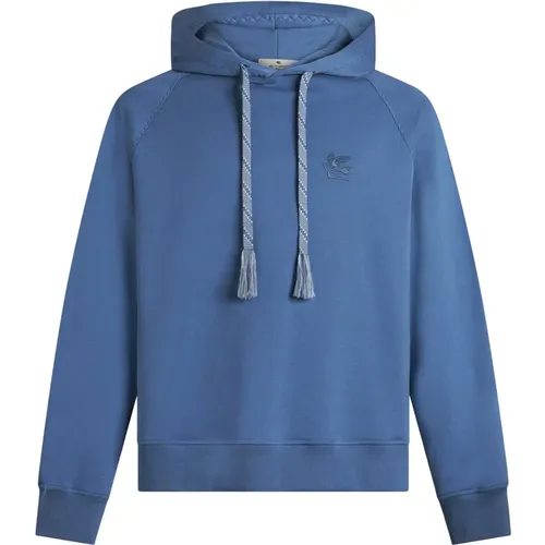 Cotton Hoodie with Logo , male, Sizes: S, L, XL, M - ETRO - Modalova