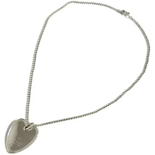 Pre-owned Jewellery, female, , Size: ONE SIZE Pre-owned Silver necklaces - Gucci Vintage - Modalova