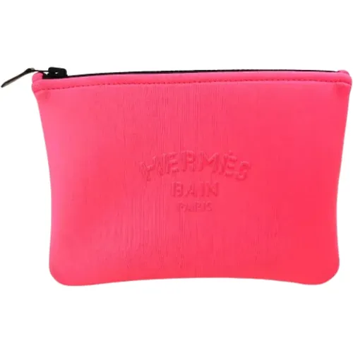 Pre-owned Clutches, female, , Size: ONE SIZE Pre-owned Fabric pouches - Hermès Vintage - Modalova