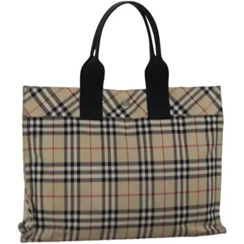 Pre-owned Tote Bags, female, , Size: ONE SIZE Pre-owned Nylon handbags - Burberry Vintage - Modalova