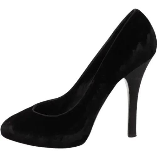 Pre-owned Pumps, female, , Size: 9 1/2 US Pre-owned Velvet heels - Dolce & Gabbana Pre-owned - Modalova