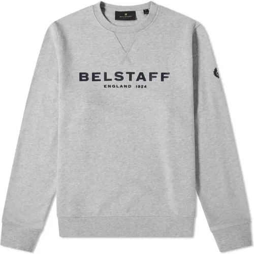 Mens Bouclé Cotton Sweatshirt , male, Sizes: L, M, XL, S - Belstaff - Modalova