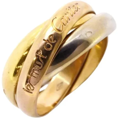 Pre-owned Jewellery, female, , Size: ONE SIZE Pre-owned Gold rings - Cartier Vintage - Modalova