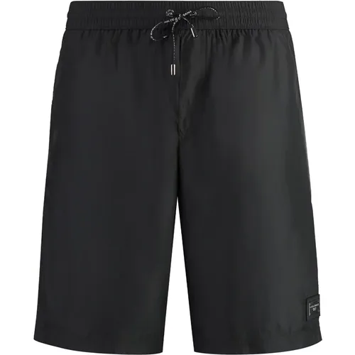 Schnell trocknende Nylon-Badeshorts,Nylon-Badeshorts mit Taschen - Dolce & Gabbana - Modalova