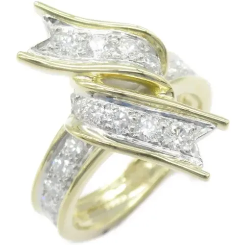 Pre-owned Gold rings , female, Sizes: ONE SIZE - Tiffany & Co. Pre-owned - Modalova