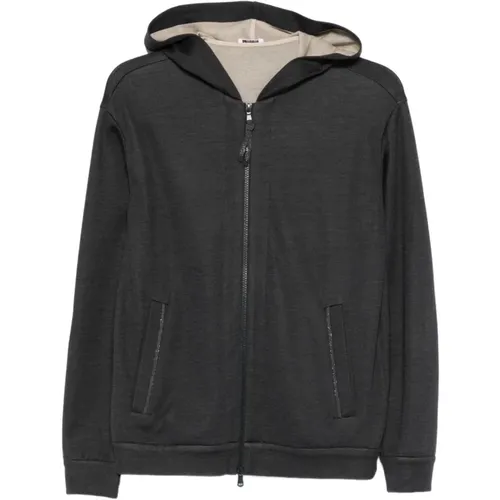 Zip-throughs, female, , Size: XS Zip-through Hoodie - BRUNELLO CUCINELLI - Modalova