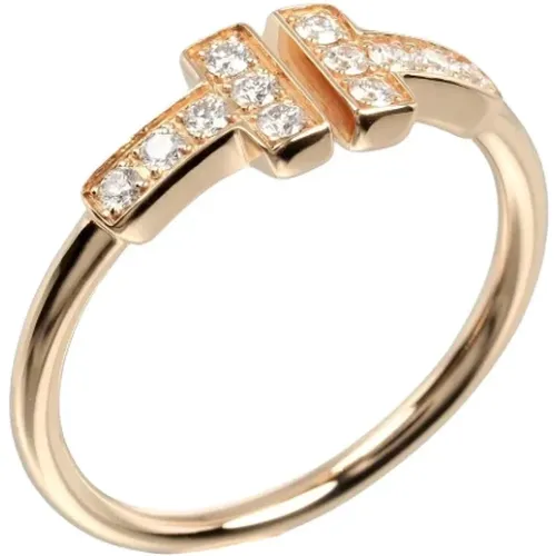 Pre-owned Jewellery, female, , Size: ONE SIZE Pre-owned Rose Gold rings - Tiffany & Co. Pre-owned - Modalova