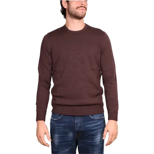 Merino Crewneck Sweater , male, Sizes: 2XL, L, M - Drumohr - Modalova