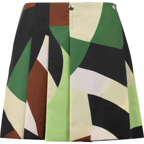 Short Skirts, female, , Size: 2XS Gocaa Cotton Mini-Skirt - Plan C - Modalova