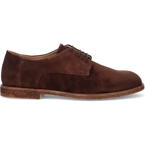 Suede Derby Shoes , male, Sizes: 10 UK, 6 UK - Antica Cuoieria - Modalova