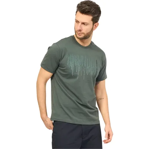 Short Sleeve Fantasy T-shirt , male, Sizes: S, M - Armani Exchange - Modalova