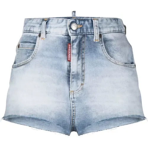 Stylische Denim Shorts für den Sommer , Damen, Größe: S - Dsquared2 - Modalova