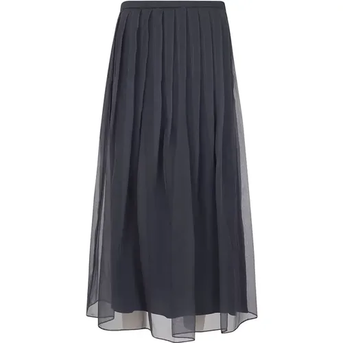 Stylish Women's Skirts Collection , female, Sizes: S, XS - BRUNELLO CUCINELLI - Modalova