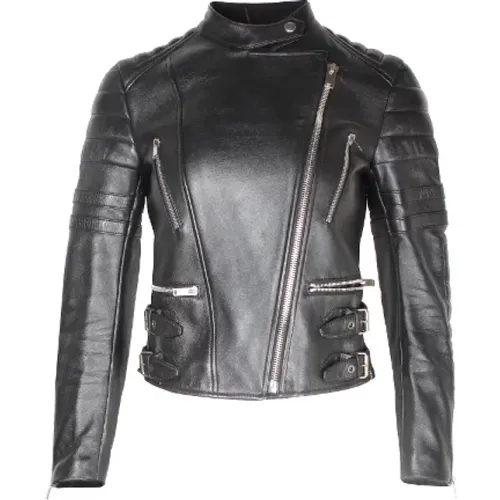 Pre-owned Leather outerwear , female, Sizes: M - Celine Vintage - Modalova