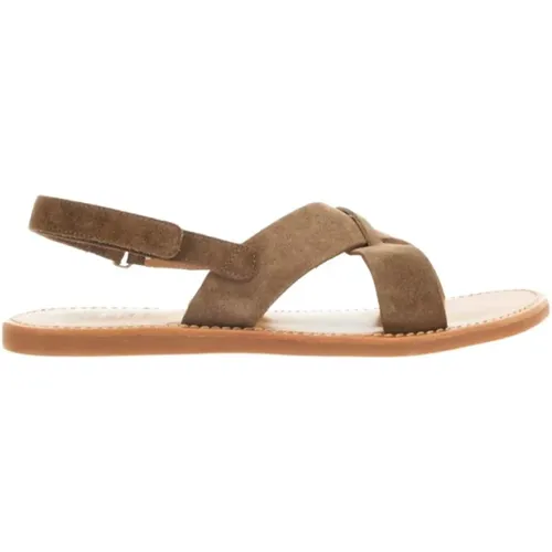 Leder Crossvelours Sandalen für Jungen - Pom D'Api - Modalova