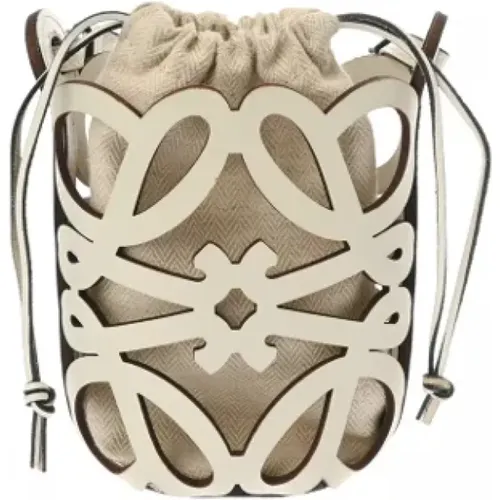 Pre-owned Bucket Bags, female, , Size: ONE SIZE Pre-owned Leather shoulder-bags - Loewe Pre-owned - Modalova