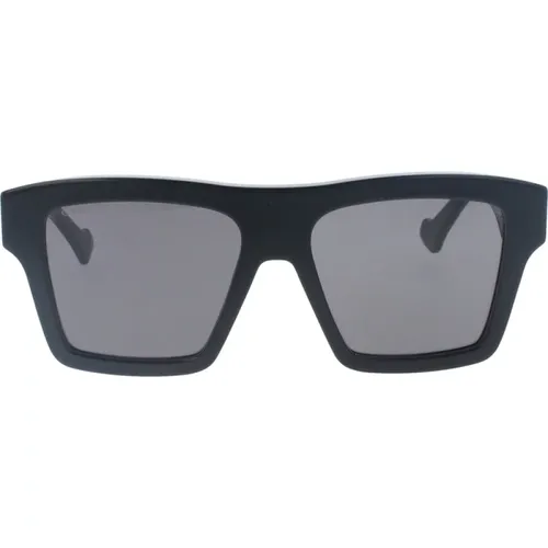 Iconic Sunglasses with Uniform Lenses , male, Sizes: 55 MM - Gucci - Modalova
