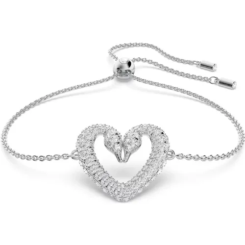 Bracelets, female, , Size: ONE SIZE Una Heart Bracelet with Crystals - Swarovski - Modalova