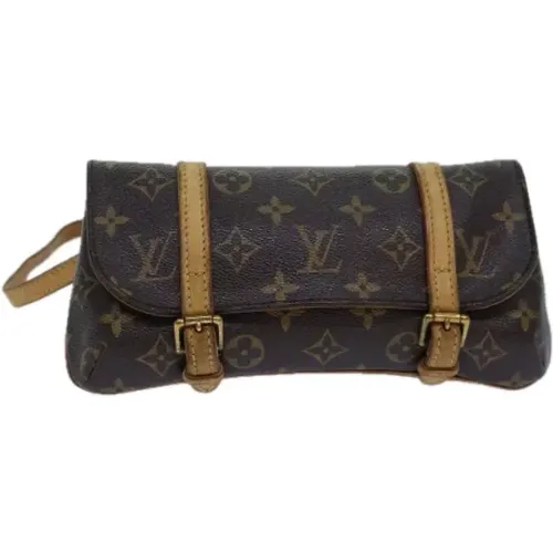 Pre-owned Belt Bags, female, , Size: ONE SIZE Pre-owned Canvas crossbody-bags - Louis Vuitton Vintage - Modalova