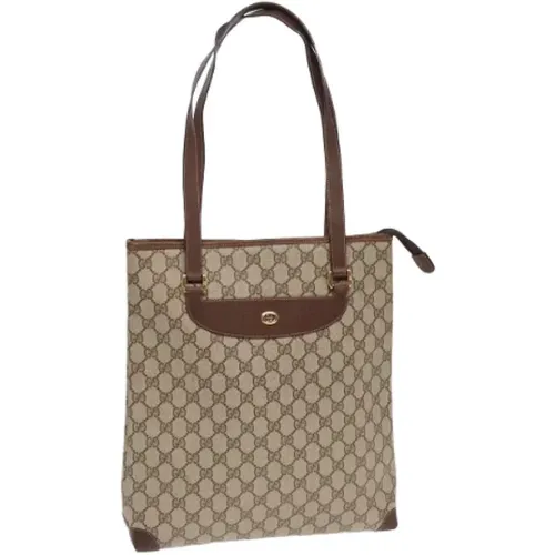 Pre-owned Tote Bags, female, , Size: ONE SIZE Pre-owned Leather handbags - Gucci Vintage - Modalova