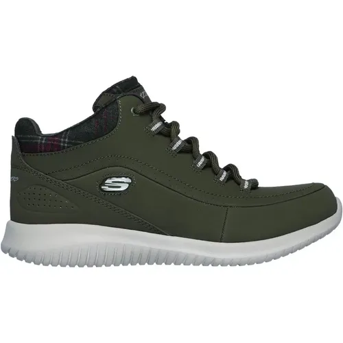 Sporty High-Top Nubuk Sneakers - Skechers - Modalova