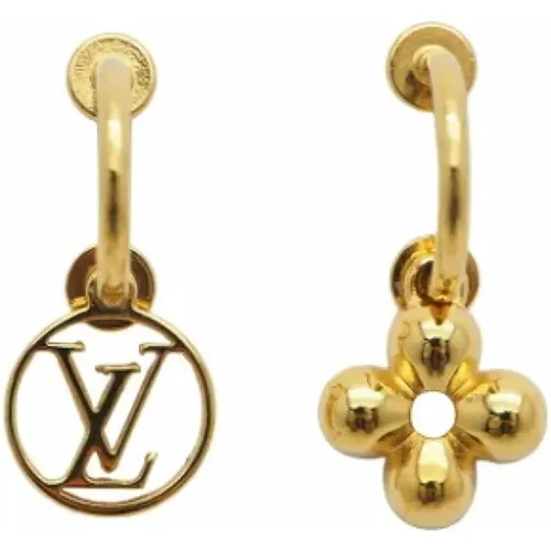 Pre-owned Metal earrings , female, Sizes: ONE SIZE - Louis Vuitton Vintage - Modalova