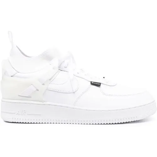 Leather Low Top Sneakers , female, Sizes: 5 1/2 UK - Nike - Modalova