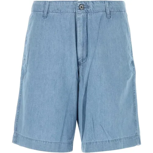 Denim Shorts, male, , Size: L Denim Bermuda Shorts - Emporio Armani - Modalova