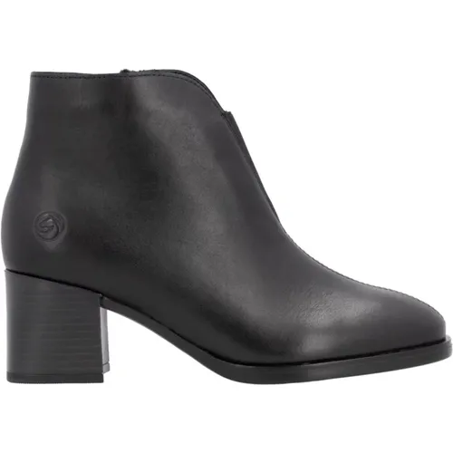 Elegante Schwarze Damen Stiefeletten , Damen, Größe: 37 EU - Remonte - Modalova