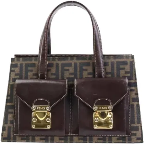 Pre-owned Handbags, female, , Size: ONE SIZE Pre-owned Canvas fendi-bags - Fendi Vintage - Modalova