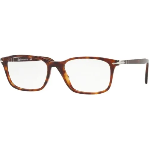 Stilvolle Brille in Braun , Herren, Größe: 55 MM - Persol - Modalova