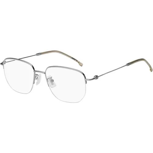 Stylish Eyewear Frames in Ruthenium Color , unisex, Sizes: 54 MM - Hugo Boss - Modalova