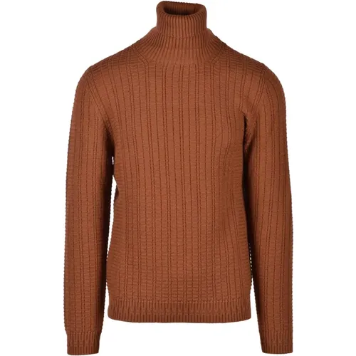 Turtlenecks, male, , Size: XL Merino Wool Sweater - Alpha Studio - Modalova