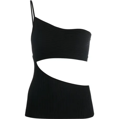 Top , female, Sizes: M - Andrea Adamo - Modalova