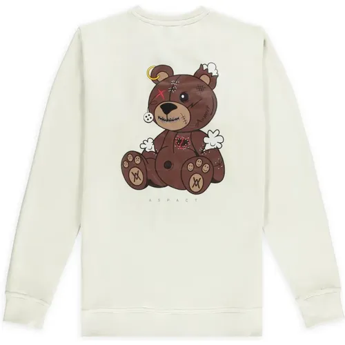 Gemütlicher Teddy Sweater - Trendy Design , Herren, Größe: L - Aspact - Modalova