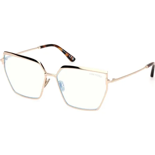 Glasses, female, , Size: 57 MM Stylish Optical Frame for Everyday Use - Tom Ford - Modalova